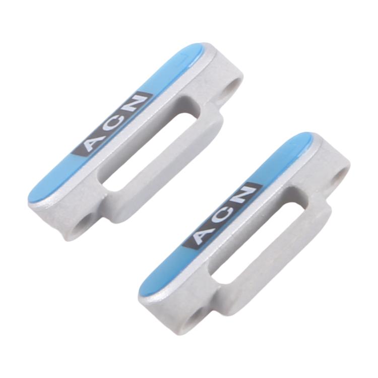 For Apple Watch Series 10 46mm / 42mm 1 Pair Watch Clasp (White) - Other Parts by buy2fix | Online Shopping UK | buy2fix