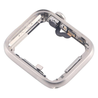 For Apple Watch Series 5 44mm LTE Stainless Steel Middle Frame Bezel Plate with Crown Spin Axis Flex Cable - Middle Frame by buy2fix | Online Shopping UK | buy2fix