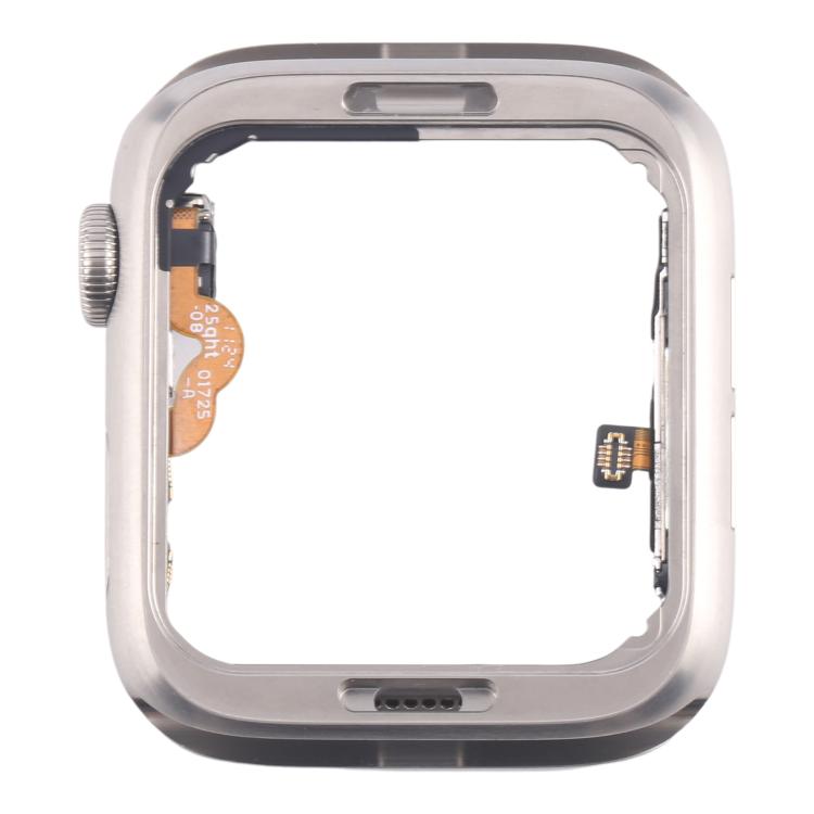 For Apple Watch Series 5 40mm LTE Stainless Steel Middle Frame Bezel Plate with Crown Spin Axis Flex Cable - Middle Frame by buy2fix | Online Shopping UK | buy2fix