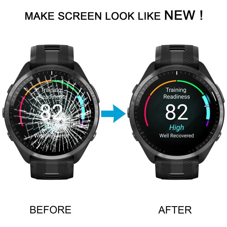 For Garmin Forerunner 965 Original Front Screen Outer Glass Lens - For Garmin by buy2fix | Online Shopping UK | buy2fix