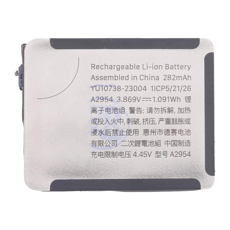 For Apple Watch Series 9 41mm A2954 282mAh Original Battery - For Watch by buy2fix | Online Shopping UK | buy2fix