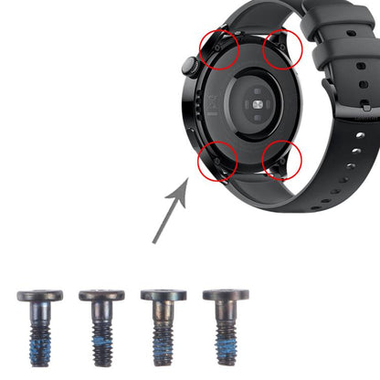 For Huawei Watch 3 / 3 Pro 4pcs/Set Back Cover Screws - For Huawei by buy2fix | Online Shopping UK | buy2fix