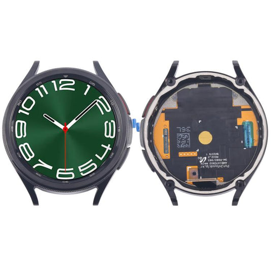 For Samsung Galaxy Watch6 Classic 47mm SM-R960/R965 Original LCD Screen Digitizer Full Assembly with Frame (Black) - LCD Related Parts by buy2fix | Online Shopping UK | buy2fix