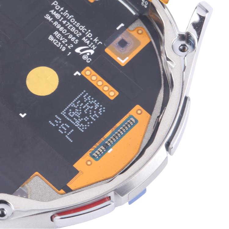 For Samsung Galaxy Watch6 Classic 47mm SM-R960/R965 Original LCD Screen Digitizer Full Assembly with Frame (Silver) - LCD Related Parts by buy2fix | Online Shopping UK | buy2fix
