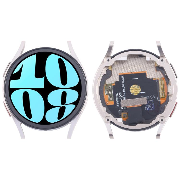 For Samsung Galaxy Watch6 40mm SM-R930/R935 Original LCD Screen Digitizer Full Assembly with Frame (Silver) - LCD Related Parts by buy2fix | Online Shopping UK | buy2fix