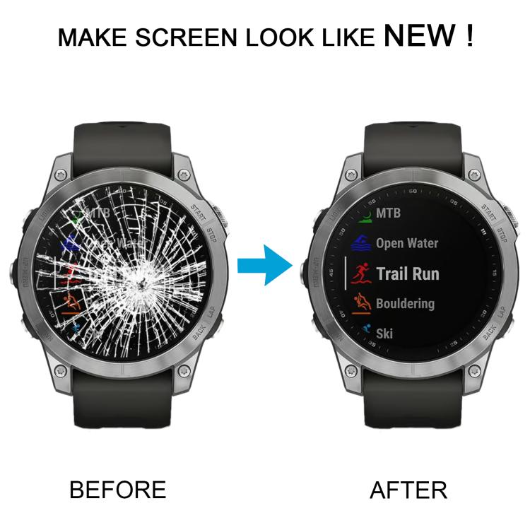 For Garmin Fenix 7 Original LCD Screen Digitizer Full Assembly With Frame(Blue) - For Garmin by buy2fix | Online Shopping UK | buy2fix