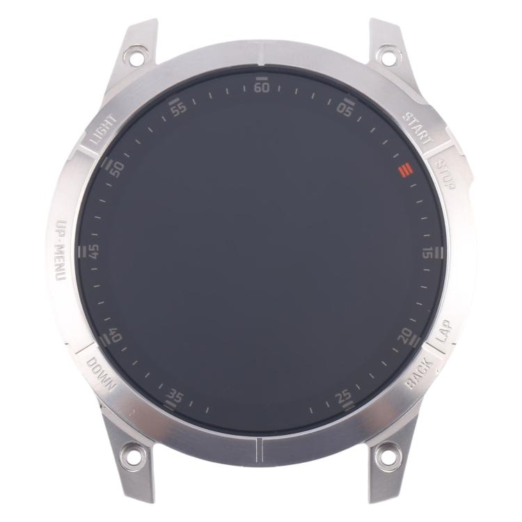 For Garmin Epix 47mm Original LCD Screen Digitizer Full Assembly With Frame(Silver) - For Garmin by buy2fix | Online Shopping UK | buy2fix
