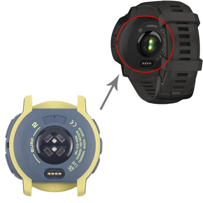 For Garmin Instinct 2 Original Disassembled Back Cover(Blue) - For Garmin by buy2fix | Online Shopping UK | buy2fix