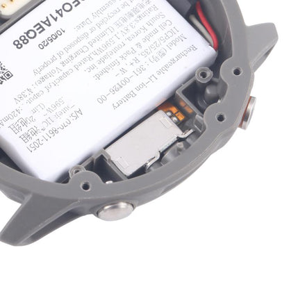 For Garmin Fenix 6x Original Disassembled Back Cover with Battery(Silver) - For Garmin by buy2fix | Online Shopping UK | buy2fix