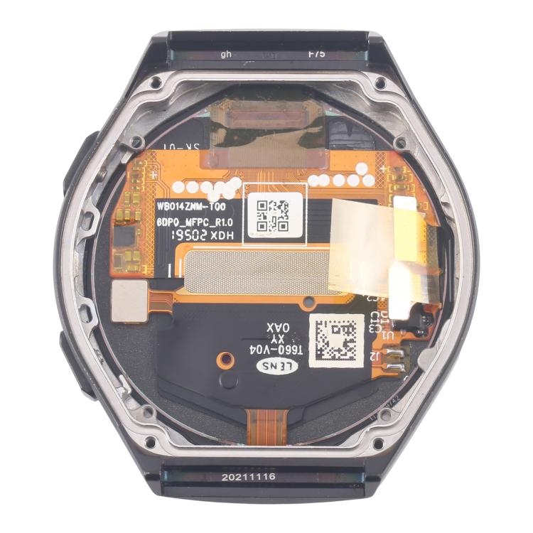 For Huawei Watch GT 2e HCT-B19 LCD Screen Digitizer Full Assembly with Frame (Black) - For Huawei by buy2fix | Online Shopping UK | buy2fix