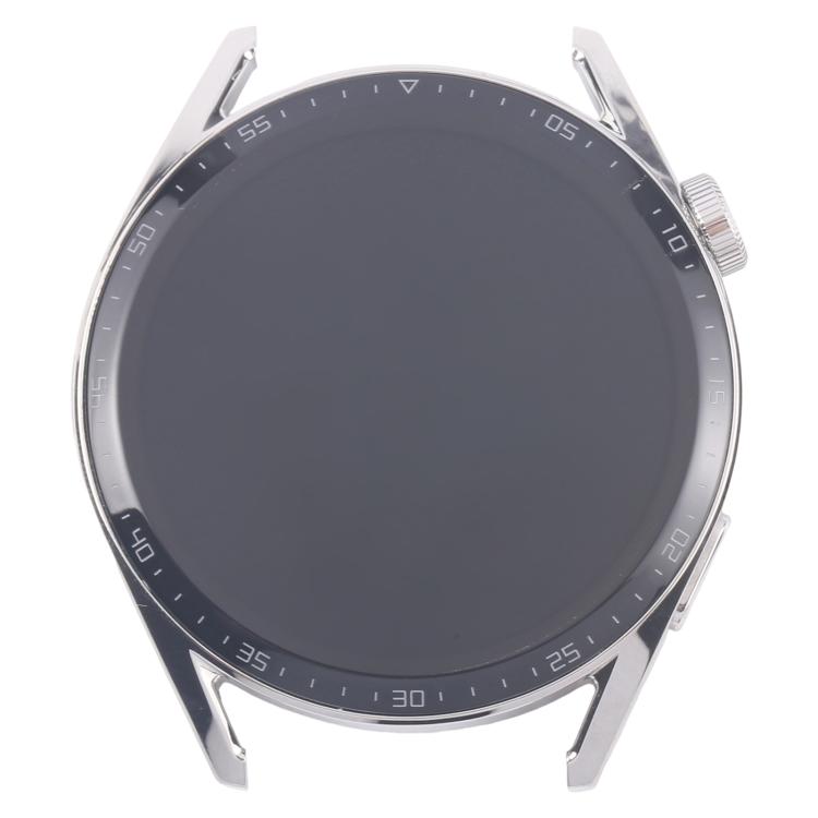For Huawei Watch GT 3 46mm JPT-B19 Dual Cable LCD Screen Digitizer Full Assembly with Frame (Silver) - For Huawei by buy2fix | Online Shopping UK | buy2fix