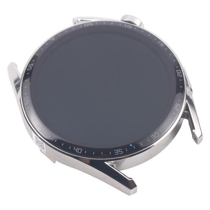 For Huawei Watch GT 3 46mm JPT-B19 Dual Cable LCD Screen Digitizer Full Assembly with Frame (Silver) - For Huawei by buy2fix | Online Shopping UK | buy2fix