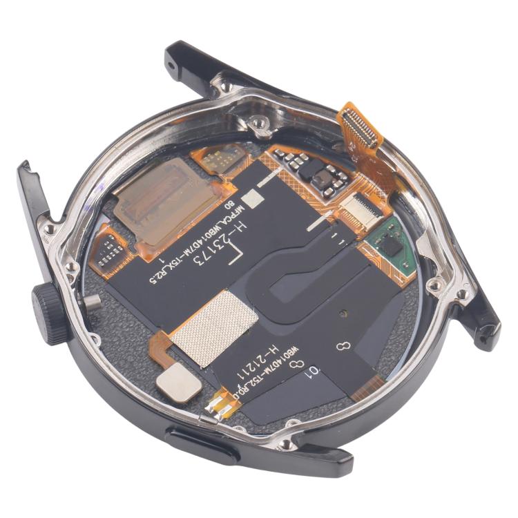 For Huawei Watch GT 3 46mm JPT-B29 Single Cable LCD Screen Digitizer Full Assembly with Frame (Black) - For Huawei by buy2fix | Online Shopping UK | buy2fix