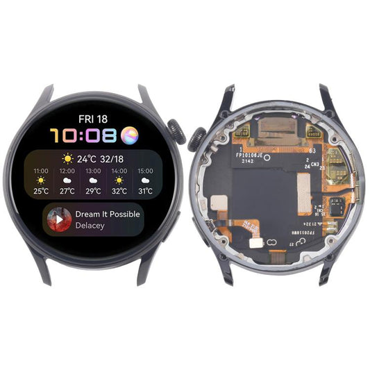 For Huawei Watch 3 GLL-AL00 LCD Screen Digitizer Full Assembly with Frame (Black) - For Huawei by buy2fix | Online Shopping UK | buy2fix