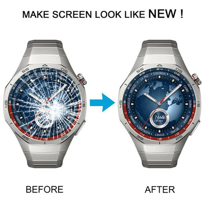 For Huawei Watch GT 5 Pro 46mm Original Sapphire Material Front Screen Outer Glass Lens (Space Silver) - For Huawei by buy2fix | Online Shopping UK | buy2fix