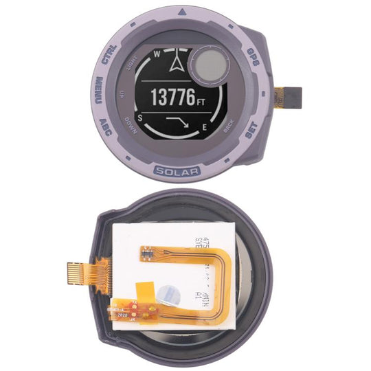 For Garmin Instinct 1 Solar Original LCD Display Screen (Purple)
