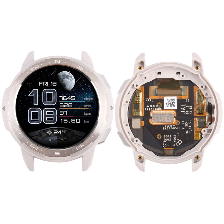For Honor Watch GS Pro Original LCD Screen and Digitizer Full Assembly With Frame (White) by buy2fix