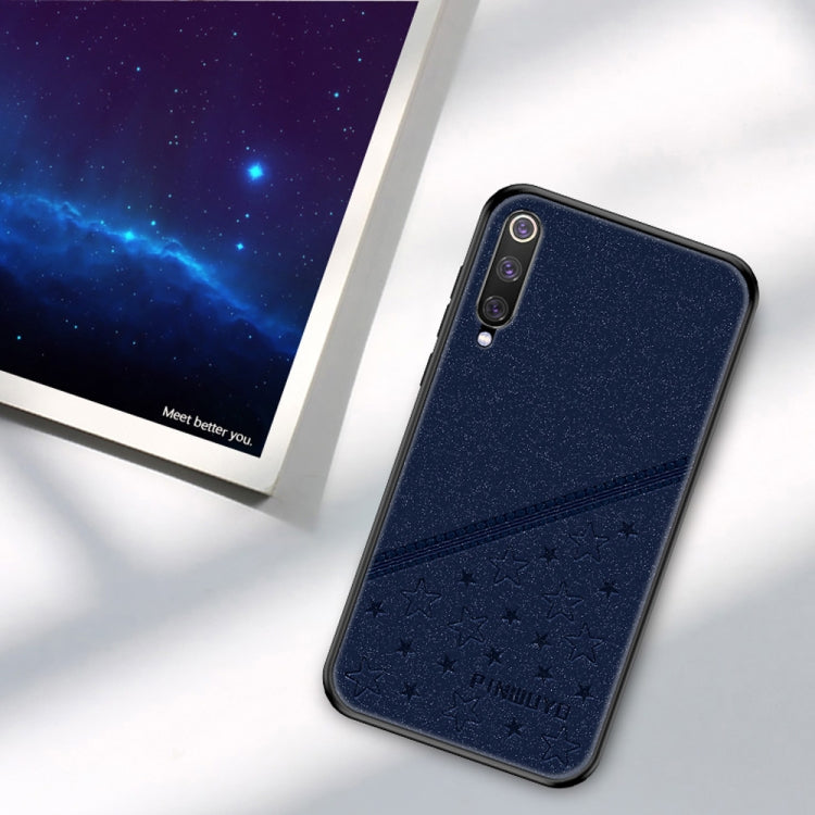 PINWUYO Full Coverage Waterproof Shockproof PC+TPU+PU Case for Xiaomi Mi 9 SE(Blue) - Xiaomi Cases by dibase | Online Shopping UK | buy2fix