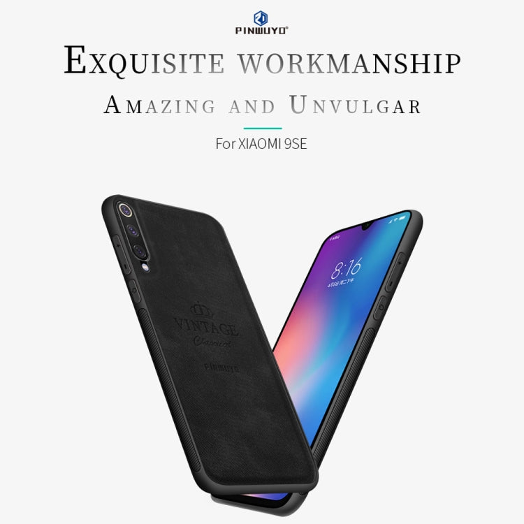 PINWUYO Shockproof Waterproof Full Coverage PC + TPU + Skin Protective Case for Xiaomi Mi 9 SE(Grey) - Xiaomi Cases by dibase | Online Shopping UK | buy2fix