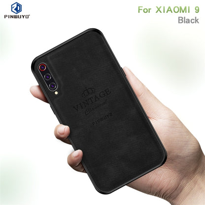 PINWUYO Shockproof Waterproof Full Coverage PC + TPU + Skin Protective Case for Xiaomi Mi 9(Black) - Xiaomi Cases by PINWUYO | Online Shopping UK | buy2fix