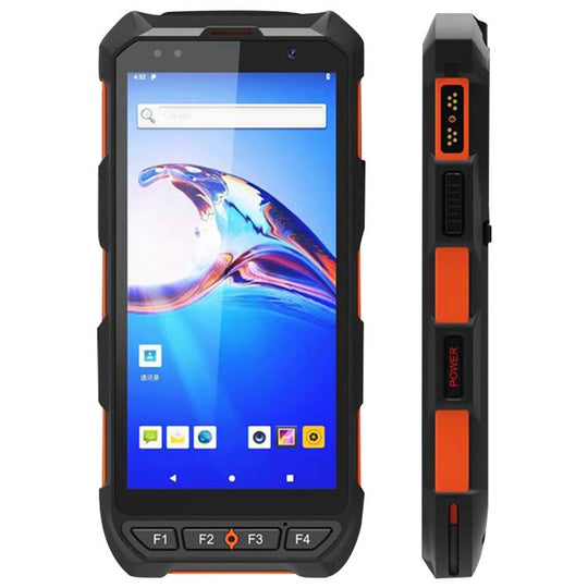 5.5 inch Android 10 IP65 Handheld Industrial Data Terminal Barcode Scanner, Style: RFID UHF + 2D Head