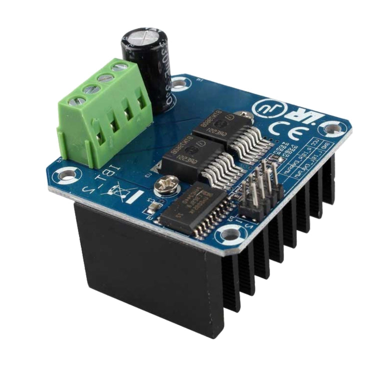 LDTR-WG0247 H-Bridge PWM Semiconductor Double BTS7960B DC 43A Stepper Motor Driver (Blue) - Boards & Shields by buy2fix | Online Shopping UK | buy2fix