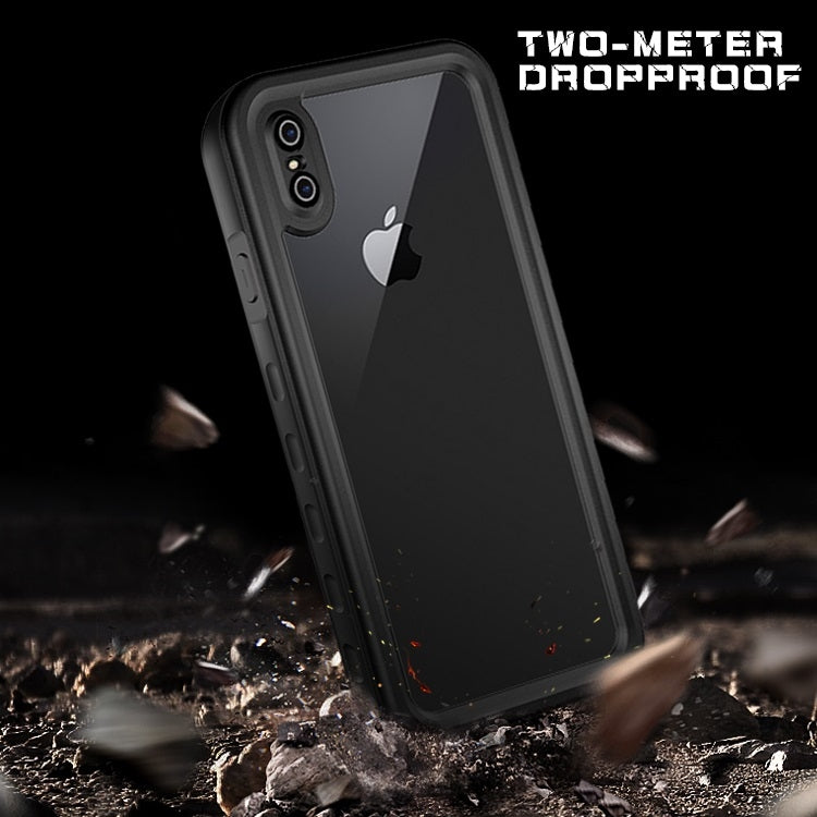 For iPhone XS Max 2m Waterproof Snowproof 2m Shockproof Dustproof PC+Silicone Case (Black) - More iPhone Cases by buy2fix | Online Shopping UK | buy2fix