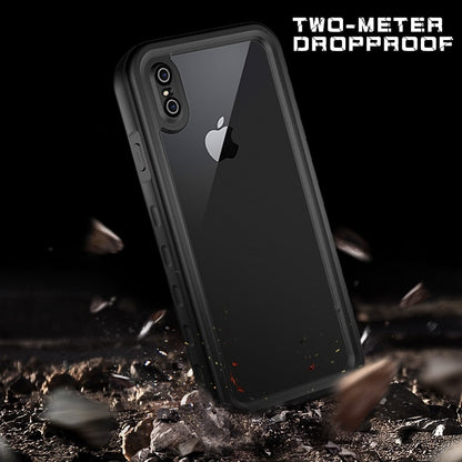 For iPhone XS Max 2m Waterproof Snowproof 2m Shockproof Dustproof PC+Silicone Case (Black) - More iPhone Cases by buy2fix | Online Shopping UK | buy2fix