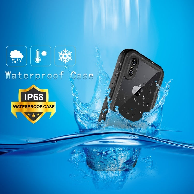 For iPhone XS Max 2m Waterproof Snowproof 2m Shockproof Dustproof PC+Silicone Case (Black) - More iPhone Cases by buy2fix | Online Shopping UK | buy2fix
