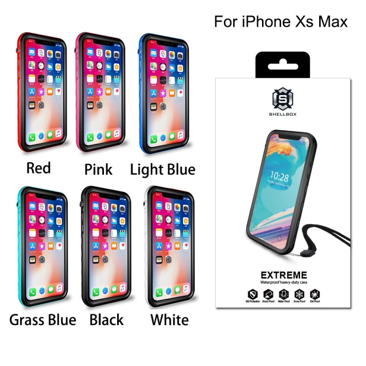 For iPhone XS Max 2m Waterproof Snowproof 2m Shockproof Dustproof PC+Silicone Case (Black) - More iPhone Cases by buy2fix | Online Shopping UK | buy2fix