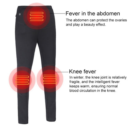 USB Secure Smart Thermostat Hair Hot Pants for Women (Color:Black Size:XL) - Casual Pants by buy2fix | Online Shopping UK | buy2fix