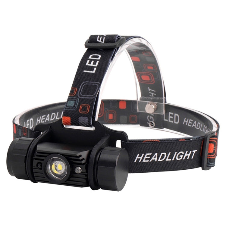 LED Induction Headlight USB Charging Outdoor Waterproof Strong Light Fishing Aluminum Flashlight Headlight (Headlight+2xBatteries) - Headlamp by YWXLight | Online Shopping UK | buy2fix