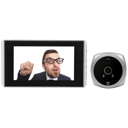 N7 4.5 inch Screen 1080P HD Night Vision Motion Detection Smart Cat Eye Video Doorbell (White) by buy2fix