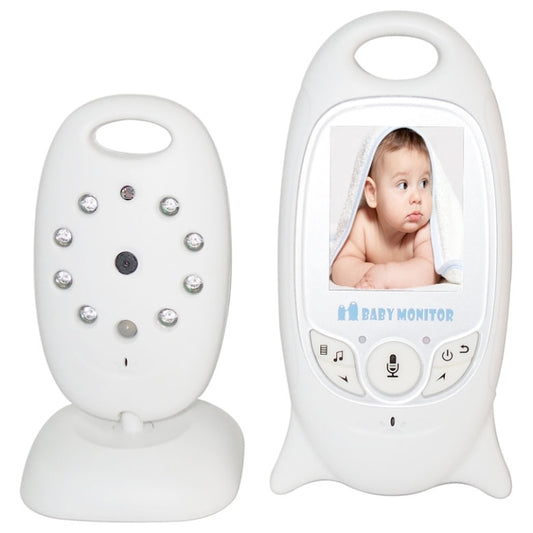 VB601 2.0 inch LCD Screen Hassle-Free Portable Baby Monitor, Support Two Way Talk Back, Night Vision(EU Plug) by buy2fix