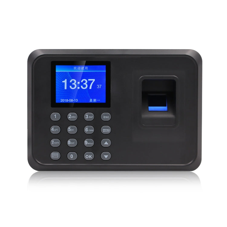 F01 Fingerprint Time Attendance Machine with 2.4 inch TFT Screen, UK Plug - Security by buy2fix | Online Shopping UK | buy2fix