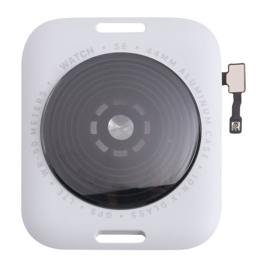 For Apple Watch SE 2022 44mm LTE Edition Rear Housing Glass Cover with Cable (Silver) by buy2fix