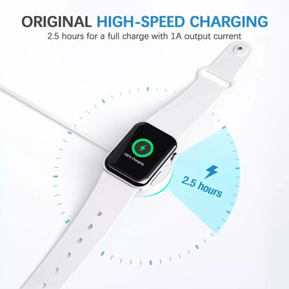 Wireless Magnetic Quick Charging to USB Cable for Apple Watch Series - Apple Accessories by buy2fix | Online Shopping UK | buy2fix