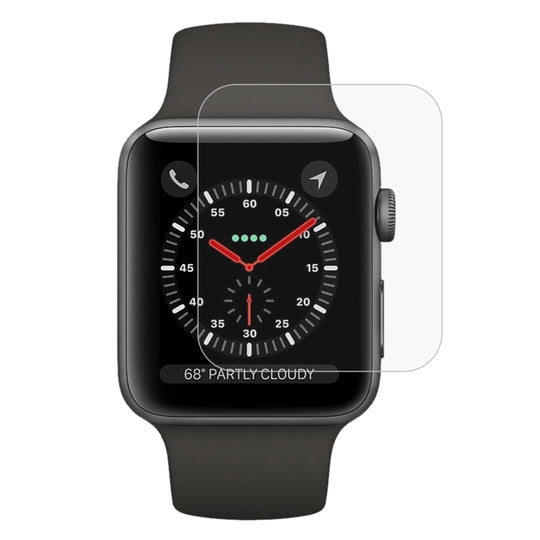 2 PCS ENKAY Hat-Prince for Apple Watch 42mm 0.2mm 9H Surface Hardness 2.15D Explosion-proof Tempered Glass Screen Film