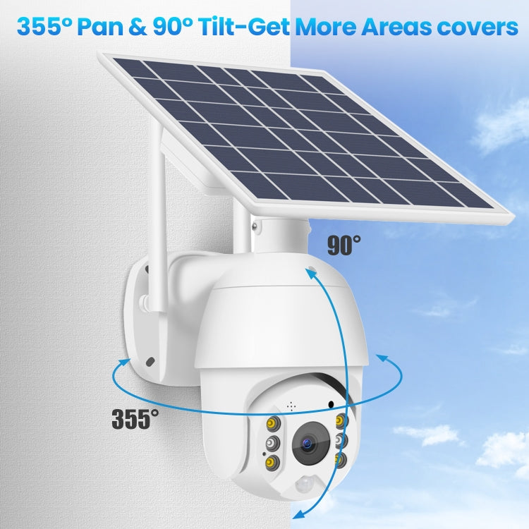 T16 1080P Full HD 4G (US Version) Network Monitoring Solar Powered Camera, Support PIR + Radar Alarm, Night Vision, Two Way Audio, TF Card - Security by buy2fix | Online Shopping UK | buy2fix