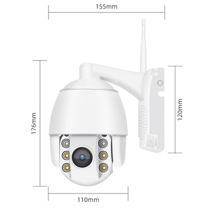 QX2 4G (EU Version) 1080P HD 360 Degrees Panoramic Day and Night Full-color Waterproof Smart Camera, Support Motion Detection / Two-way Voice / TF Card, AU Plug - Security by buy2fix | Online Shopping UK | buy2fix