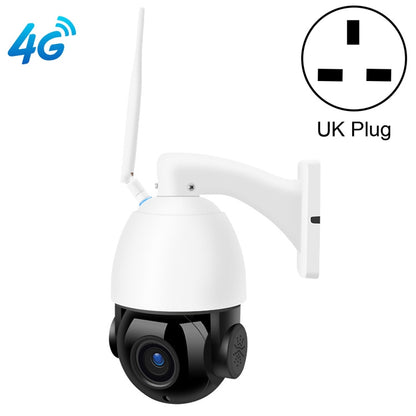 QX5 4G (US Version) 2.0 Million Pixels 1080P HD 20X Zoom Dome Smart Camera, Support Infrared Night Vision / Motion Detection / Voice Intercom / TF Card, UK Plug - Security by buy2fix | Online Shopping UK | buy2fix