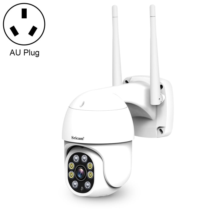 Sricam SP028 1080P HD Outdoor PTZ Camera, Support Two Way Audio / Motion Detection / Humanoid Detection / Color Night Vision / TF Card, AU Plug - Security by Sricam | Online Shopping UK | buy2fix