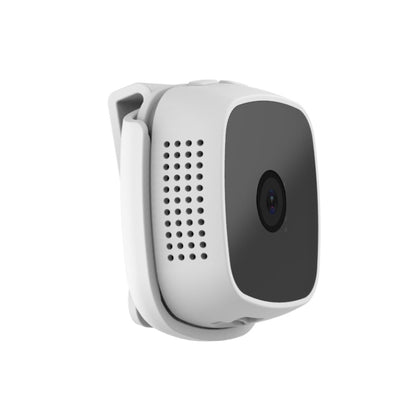 CAMSOY C9 HD 1280 x 720P 70 Degree Wide Angle Wireless WiFi Wearable Intelligent Surveillance Camera, Support Infrared Right Vision & Motion Detection Alarm & Loop Recording & Timed Capture(White) - Security by CAMSOY | Online Shopping UK | buy2fix