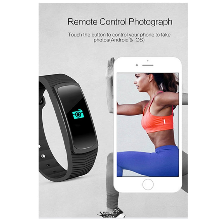 SMA-B3 Fitness Tracker 0.96 inch Bluetooth Smart Bracelet, IP67 Waterproof, Support Activity Traker / Heart Rate Monitor / Blood Pressure Monitor / Remote Capture(Black) - Smart Wear by buy2fix | Online Shopping UK | buy2fix