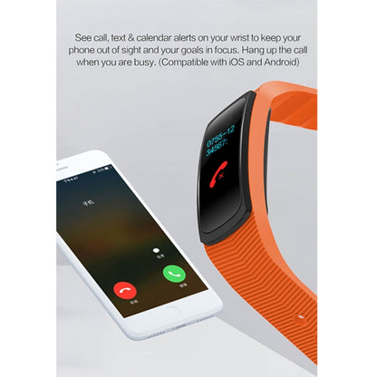 SMA-B3 Fitness Tracker 0.96 inch Bluetooth Smart Bracelet, IP67 Waterproof, Support Activity Traker / Heart Rate Monitor / Blood Pressure Monitor / Remote Capture(Orange) - Smart Wear by buy2fix | Online Shopping UK | buy2fix