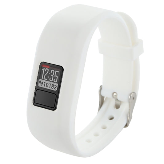 For Garmin Vivofit 3 Smart Watch Silicone Watch Band, Length: about 24.2cm(White) by buy2fix