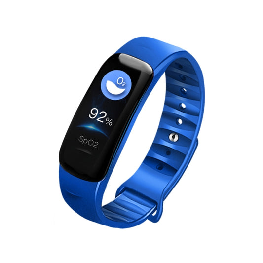 C1S 0.96 inches IPS Color Screen Smart Bracelet IP67 Waterproof, Support Call Reminder /Heart Rate Monitoring /Blood Pressure Monitoring /Sleep Monitoring /Sedentary Reminder / Remote Control (Blue) - Smart Wear by buy2fix | Online Shopping UK | buy2fix