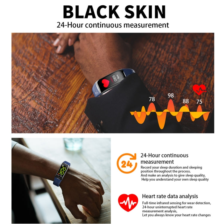 Z21 Plus 0.96 inch TFT LCD Color Screen Smart Bracelet IP68 Waterproof, Support Call Reminder/ Heart Rate Monitoring / Sleep Monitoring/ Multiple Sport Mode (Black) - Smart Wear by buy2fix | Online Shopping UK | buy2fix