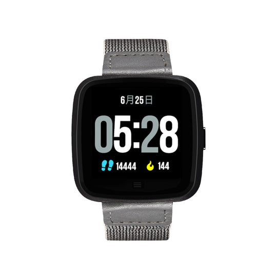 DTNO.1 G12 1.3 inches OLED Color Screen Smart Bracelet IP67 Waterproof, Nylon Watchband, Support Call Reminder /Heart Rate Monitoring /Sedentary Reminder /Multi-sport Mode(Black)