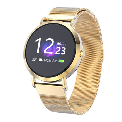 CV08C 1.0 inches TN Color Screen Smart Bracelet IP67 Waterproof, Metal Watchband, Support Call Reminder /Heart Rate Monitoring /Sleep Monitoring / Sedentary Reminder (Gold) - Smart Wear by buy2fix | Online Shopping UK | buy2fix